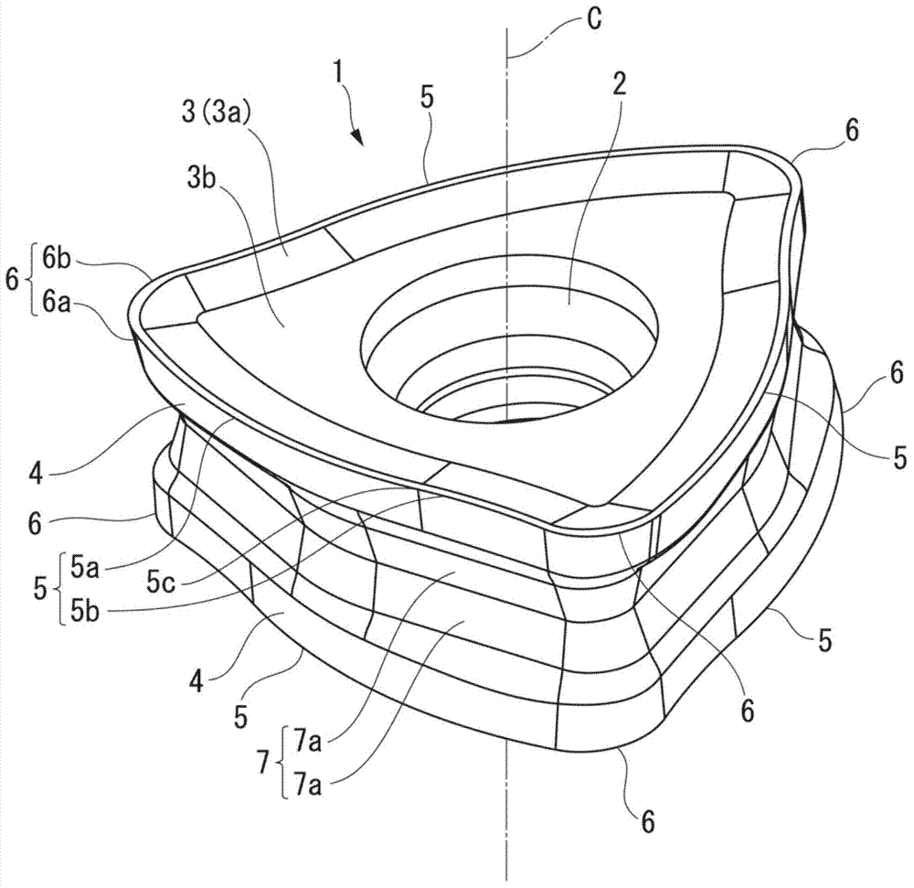 Cutting insert and interchangeable cutting edge-type cutting tool