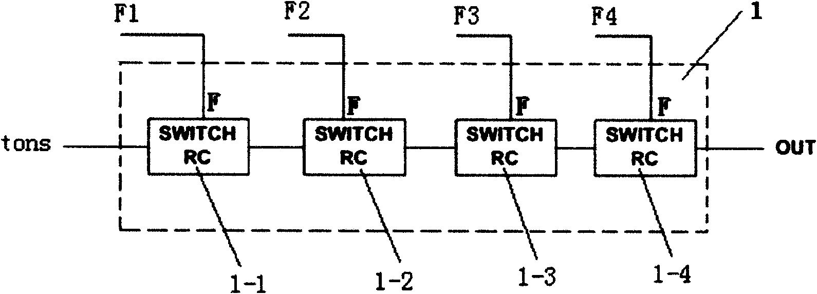 Line loss compensation circuit for switch power supply