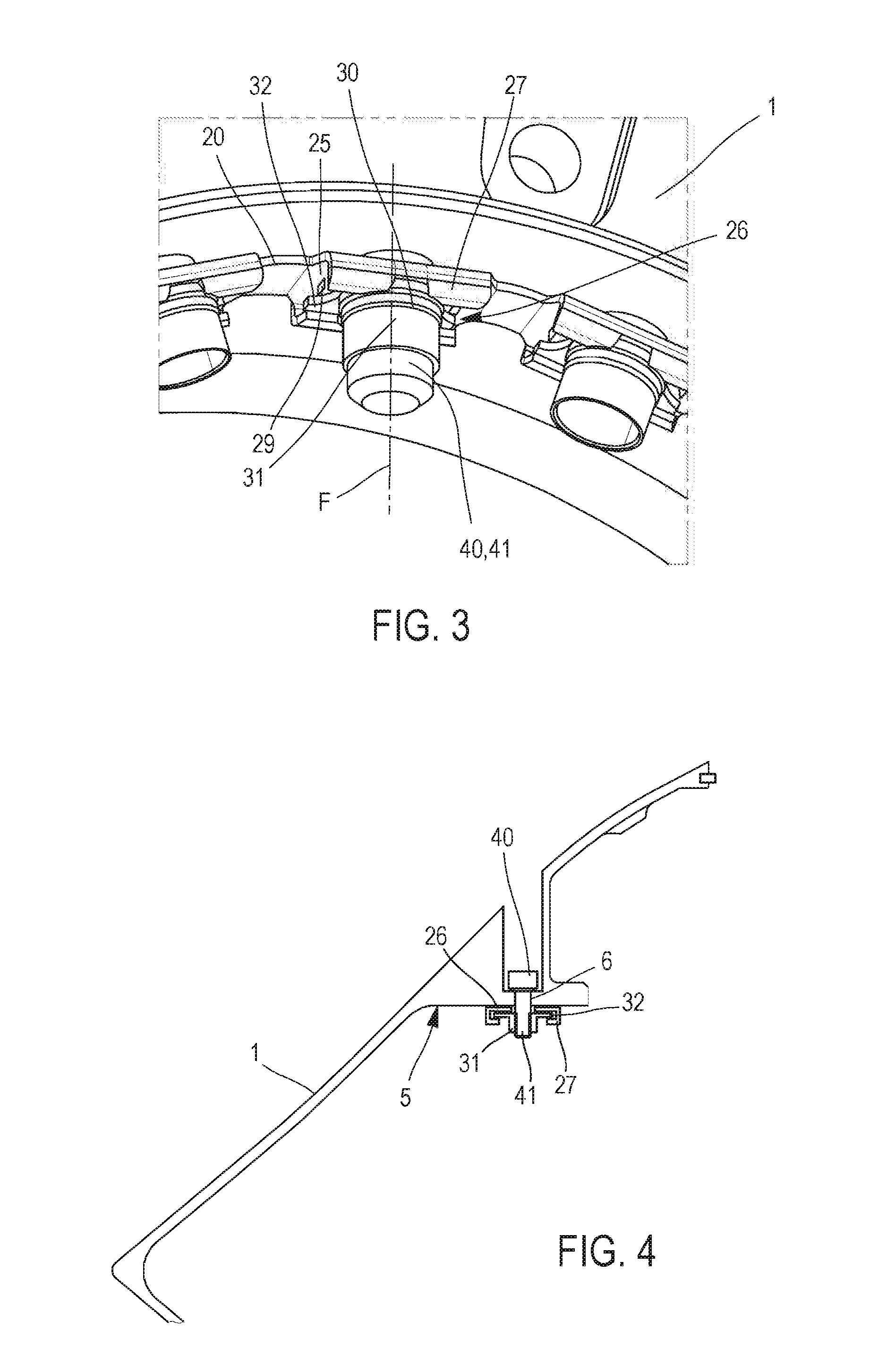 Balanced turbine engine portion and turbine engine