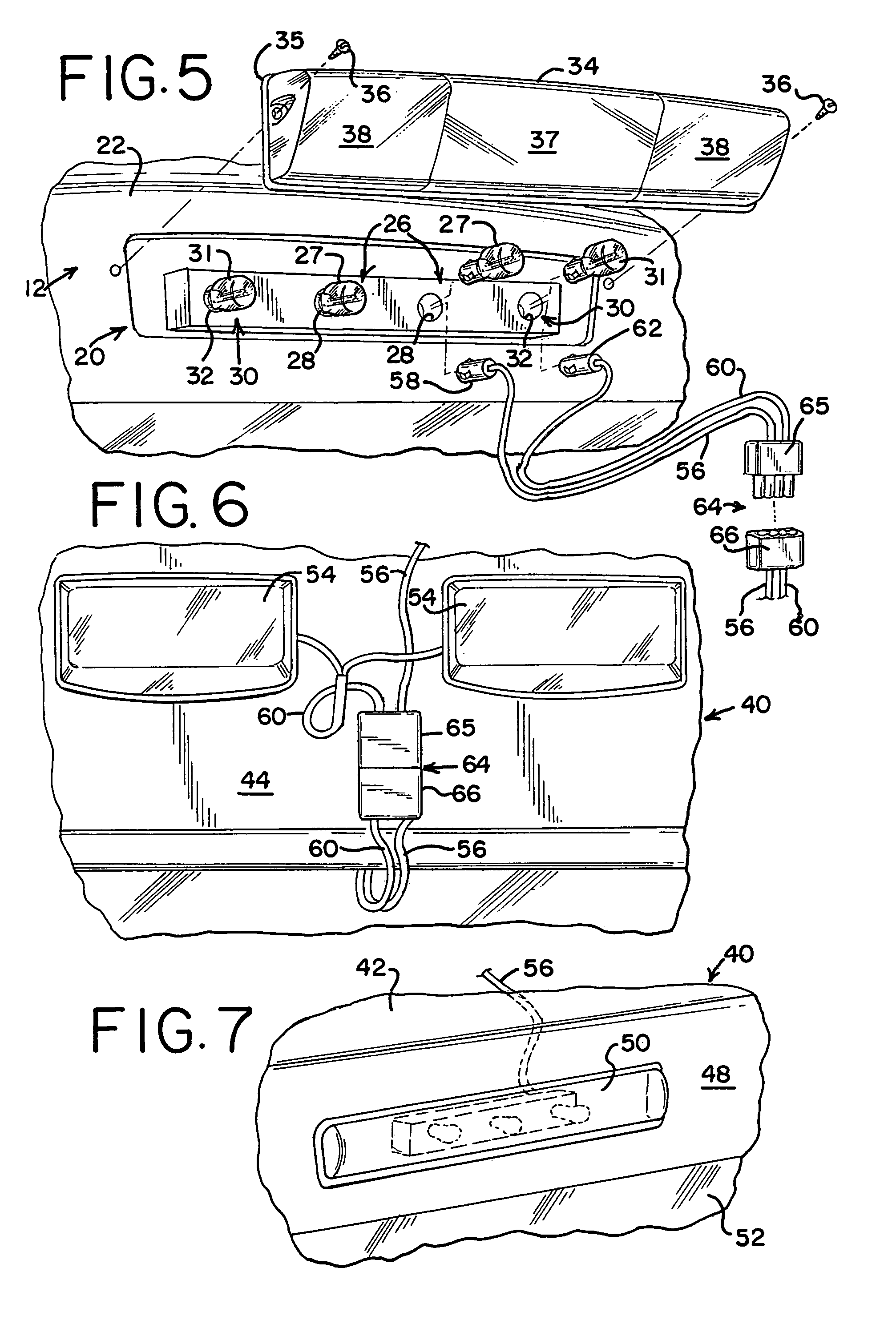 Vehicle cap power transfer