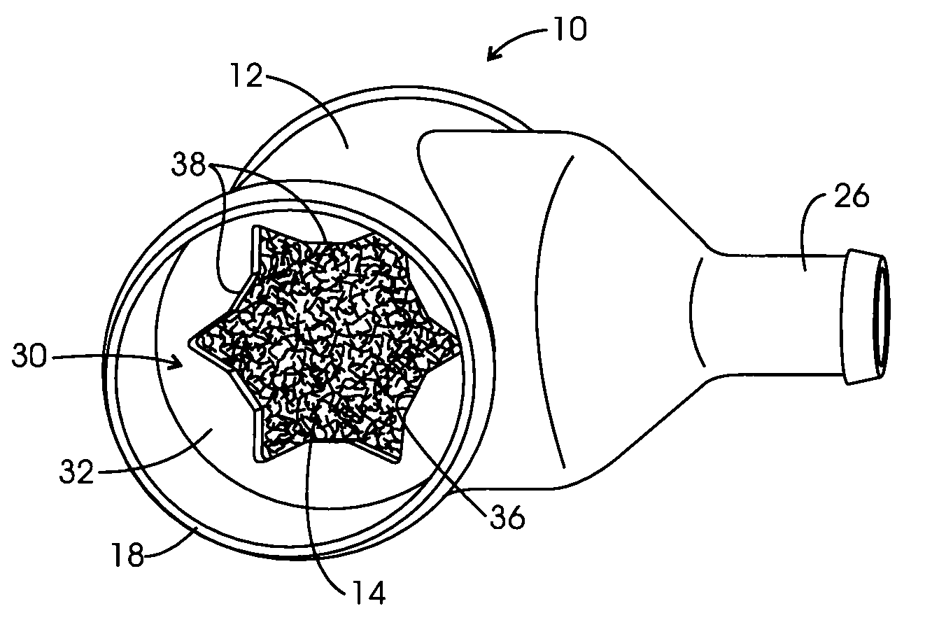 Crankcase ventilation filter/pre-separator