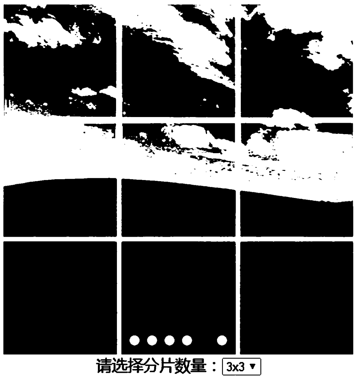 A password generation system and a method based on slice graphics