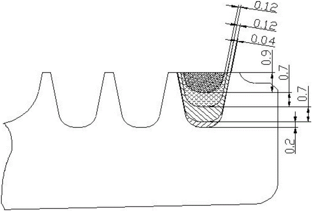 Machining method for improving surface integrity of sealing labyrinth of rotating part