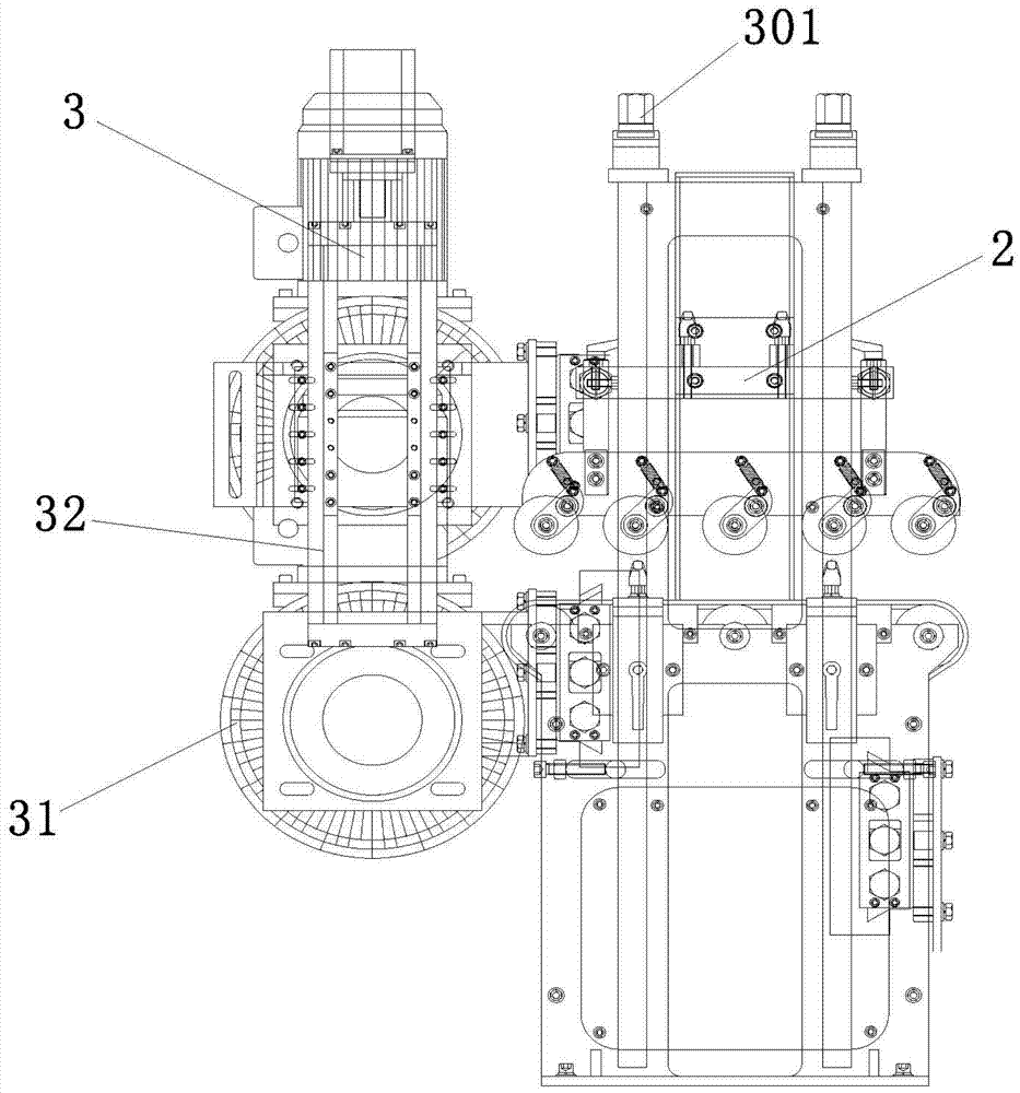 Sanding equipment for furniture part