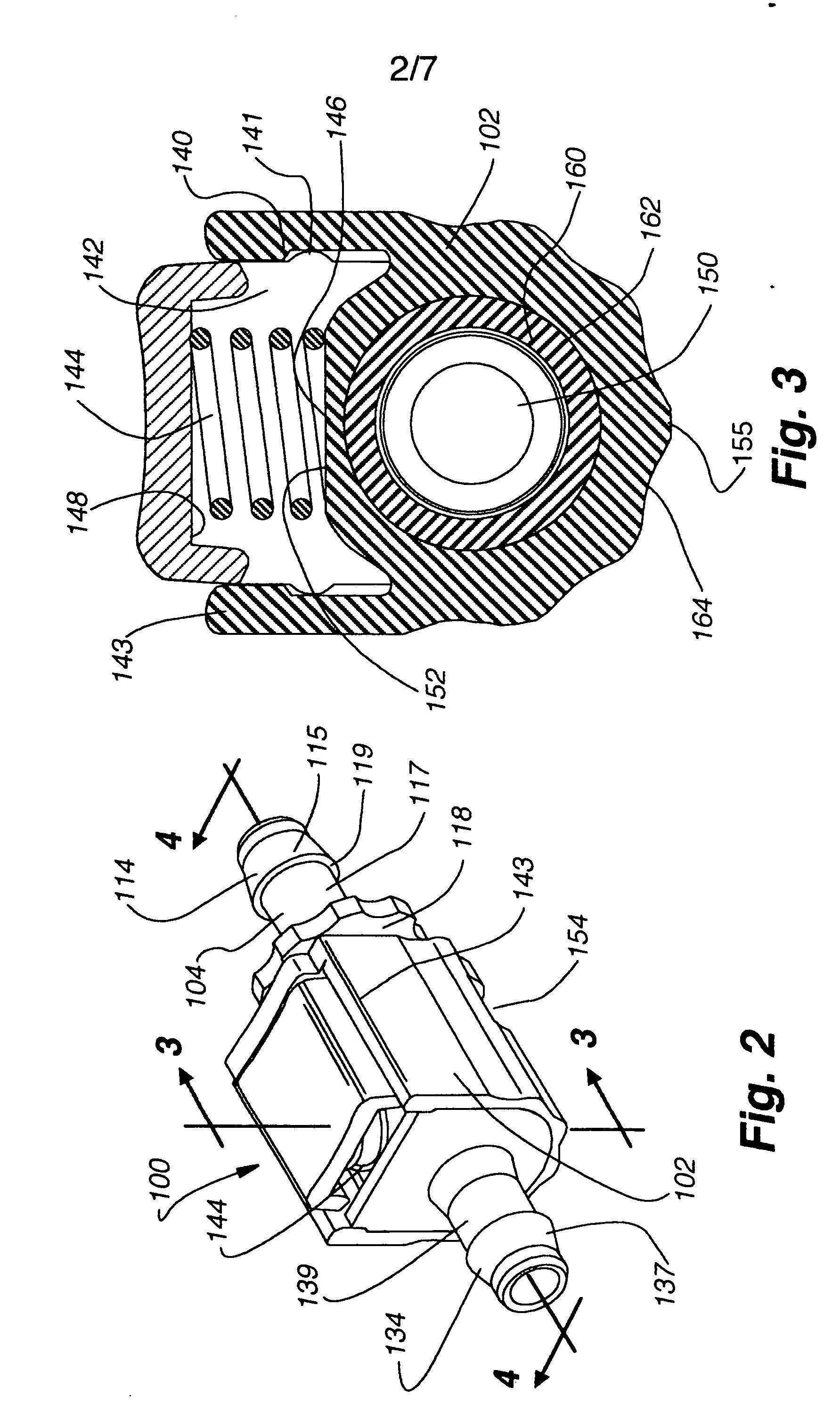 Push button bayonet tube connector