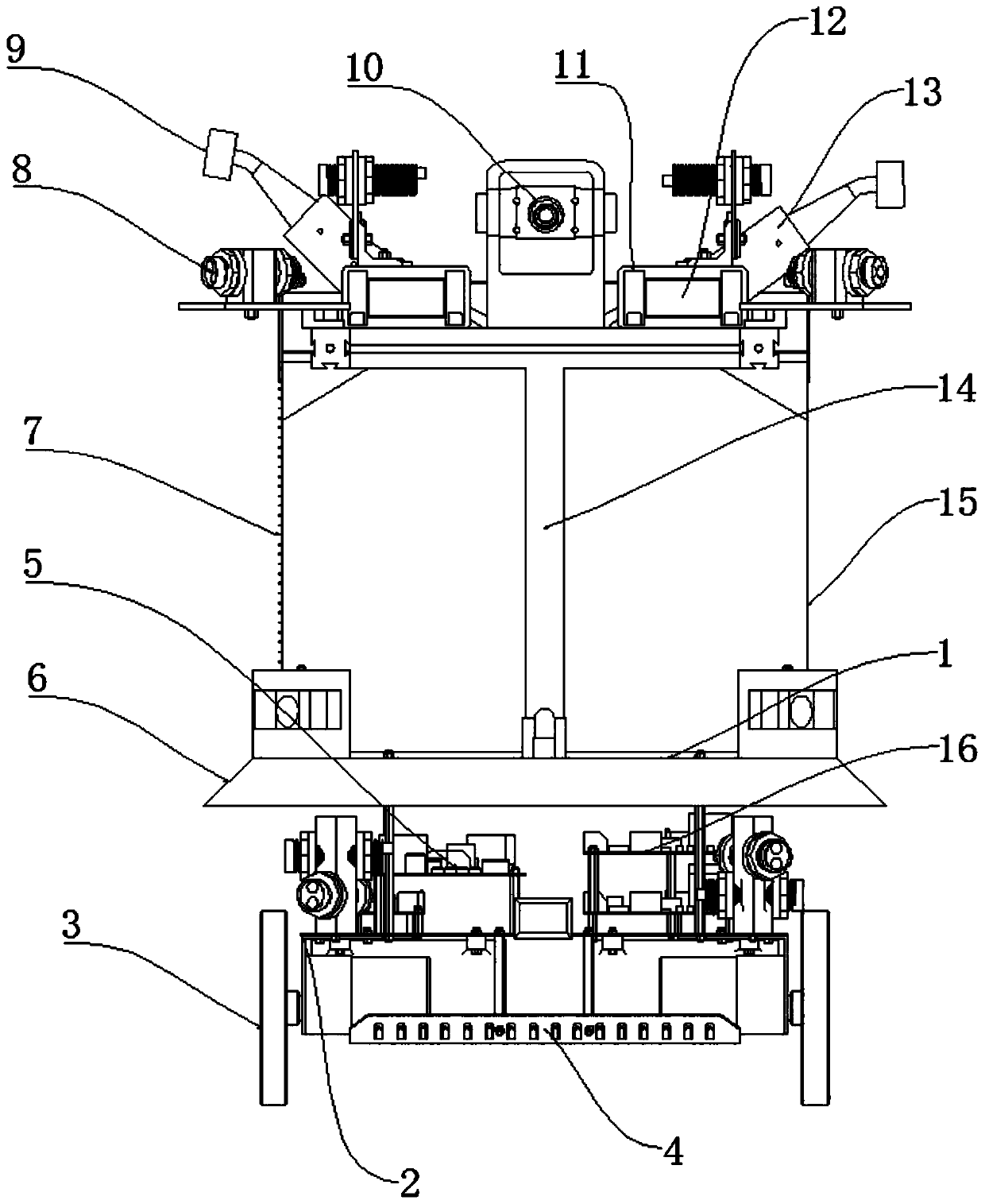 Pesticide spraying robot