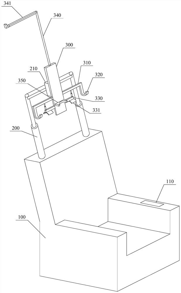 A blood transfusion nursing device