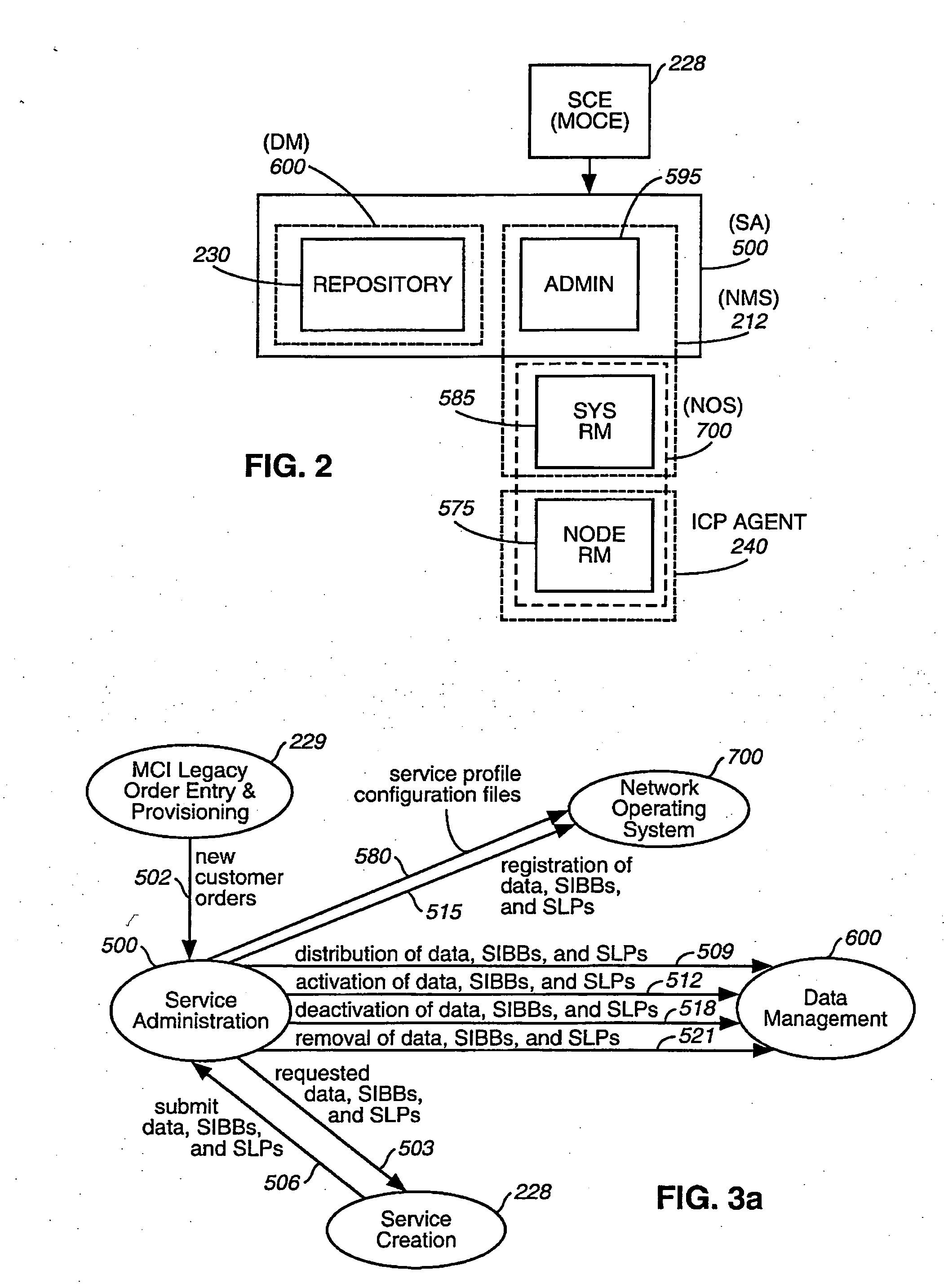 Deploying service modules among service nodes distributed in an intelligent network