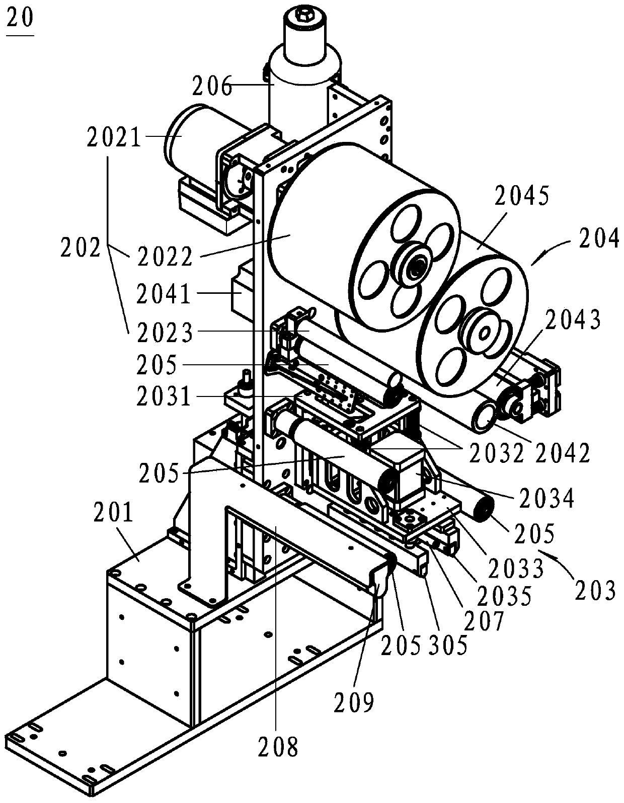 Self-service type intelligent mobile equipment laminator