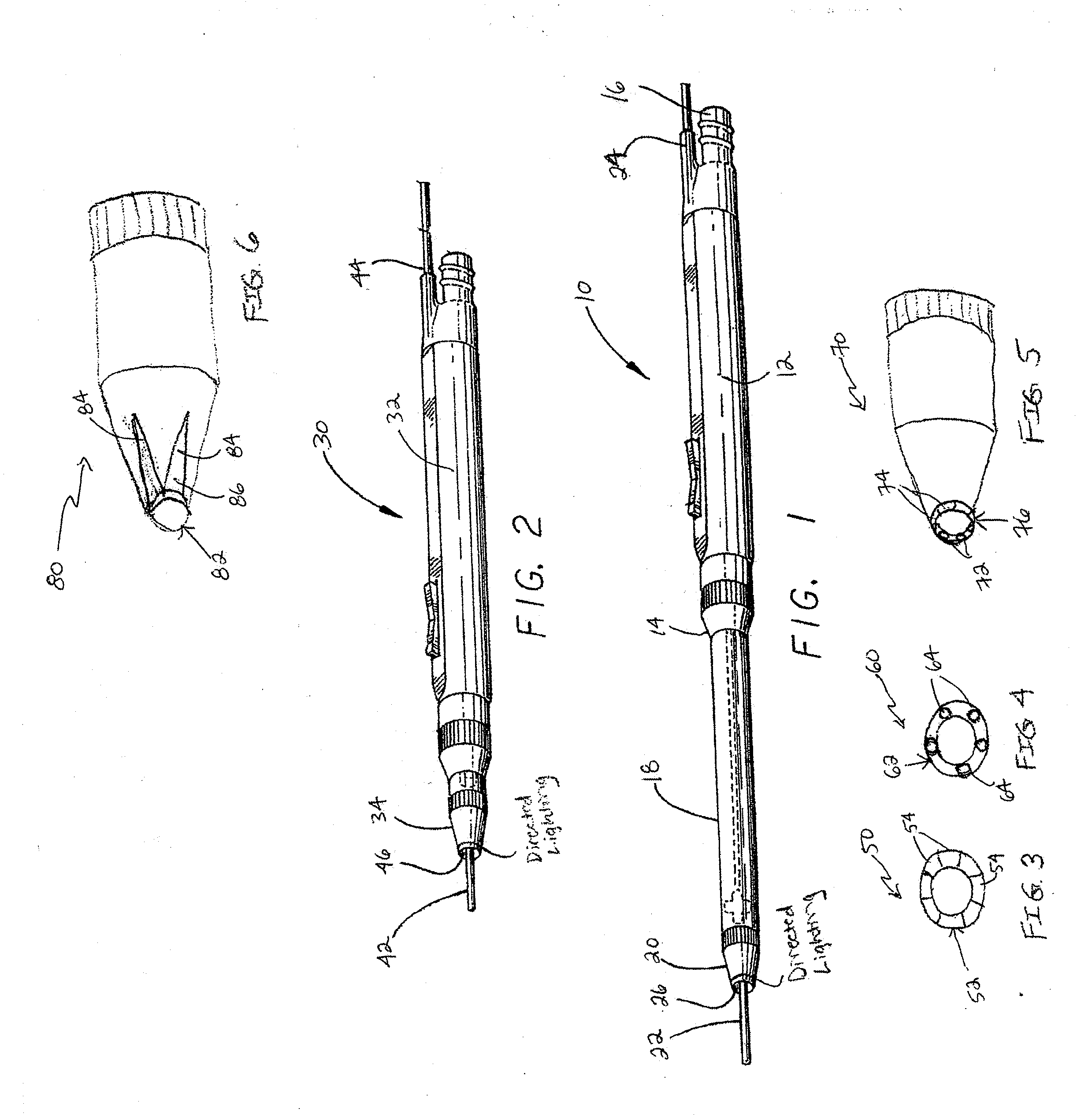 Electrosurgical unit pencil apparatus and shroud having directed illumination