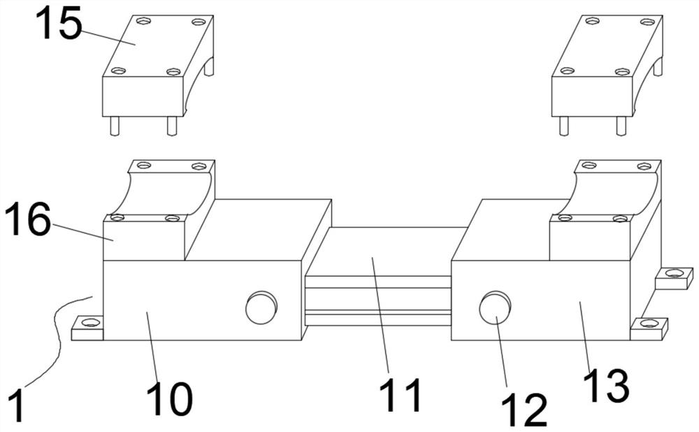 Hydraulic pulsation fatigue test device for axle