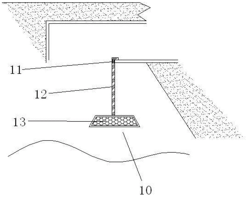 Bank type bulwark and bidirectional airflow wave energy power generating device assembly