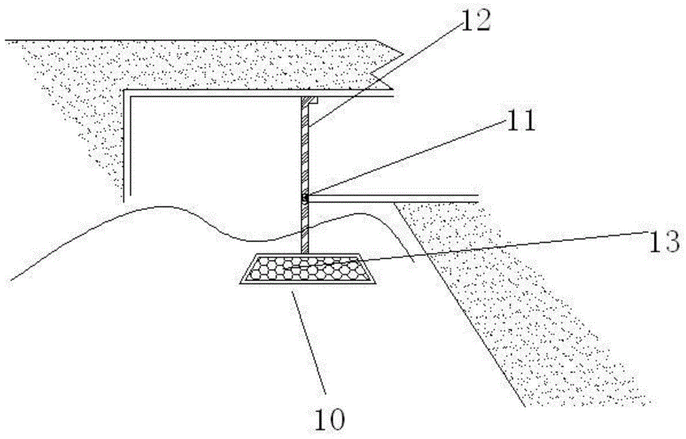 Bank type bulwark and bidirectional airflow wave energy power generating device assembly