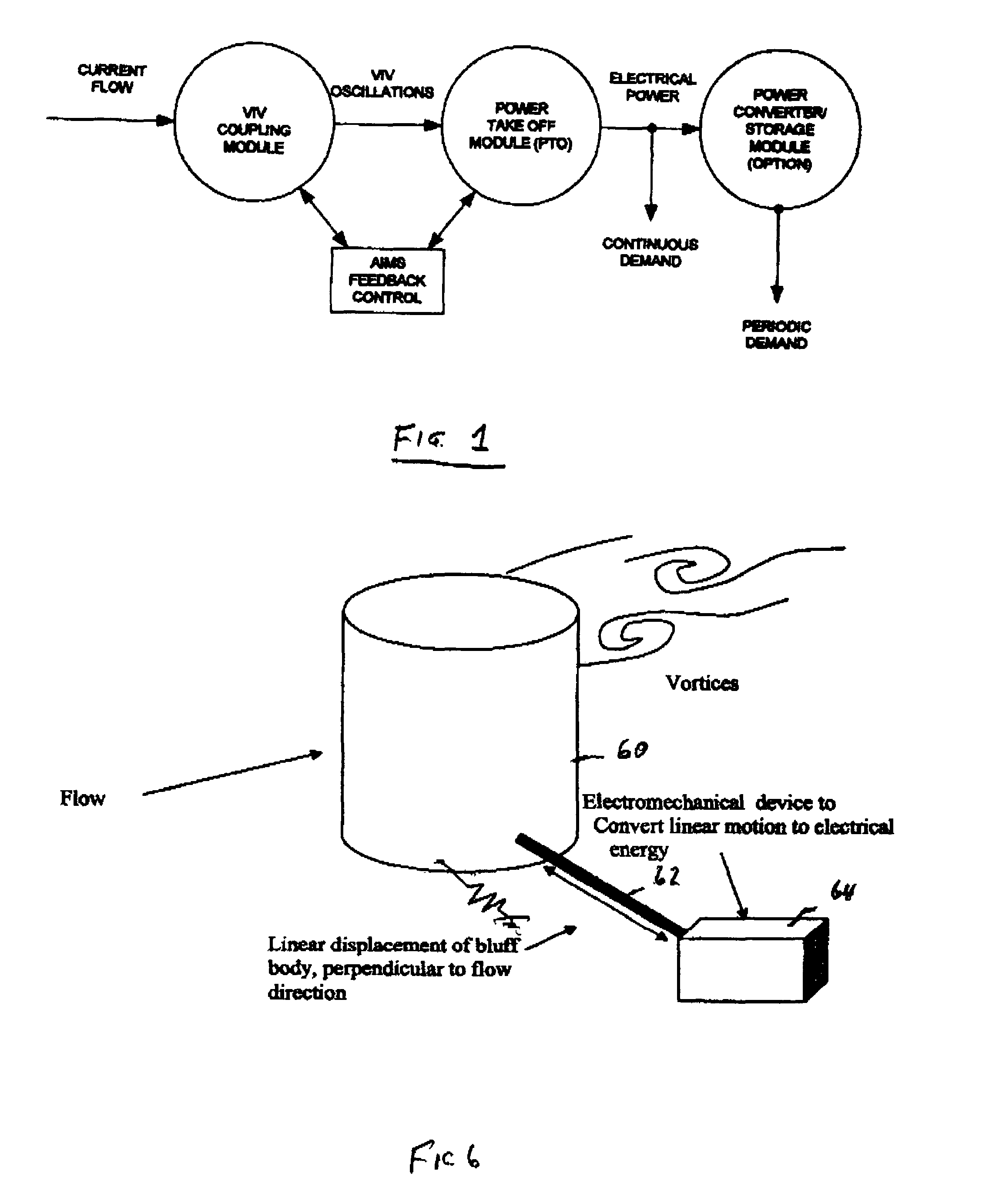 Bluff body energy converter