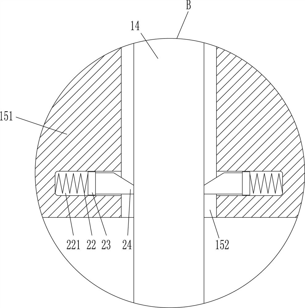 Batter stirring device for cake processing