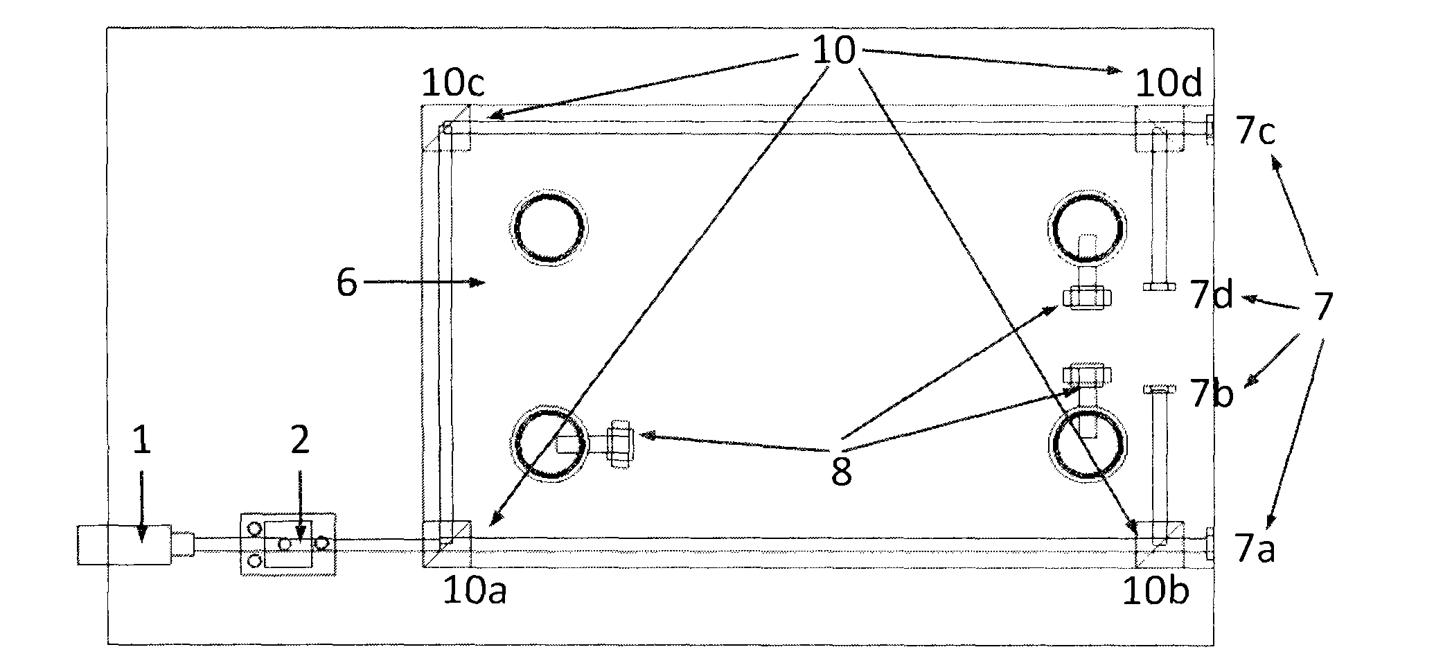 Spring vibration isolation platform based on spring zero position reference and laser auto-collimation measurement