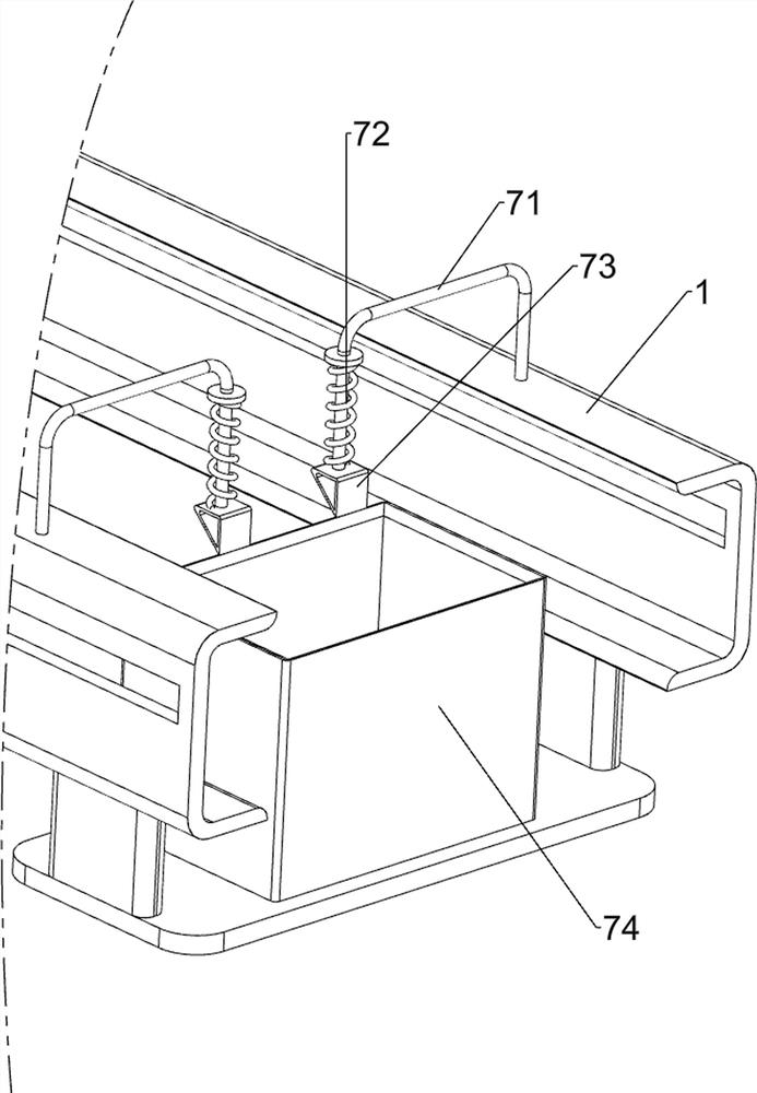 An efficient cleaning device for dispensing workbench for intelligent manufacturing