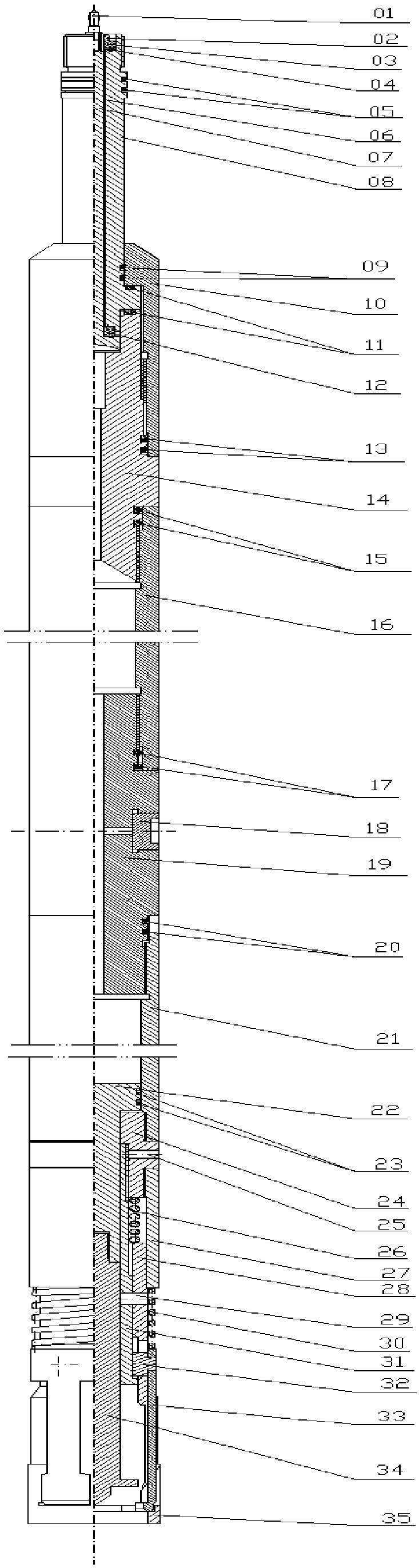 Special tool for salvaging downhole restriction choke by means of logging cable and operation method