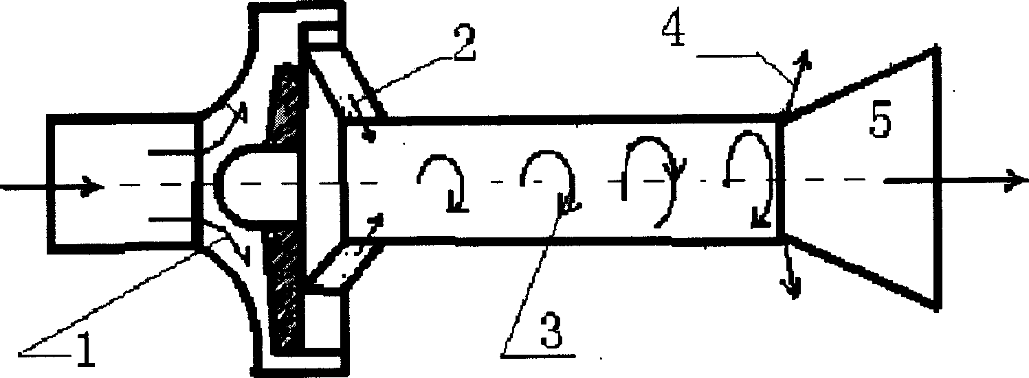 Multiple air-intaking channel and supersonic speed whirl-flow separator and its back pressure device