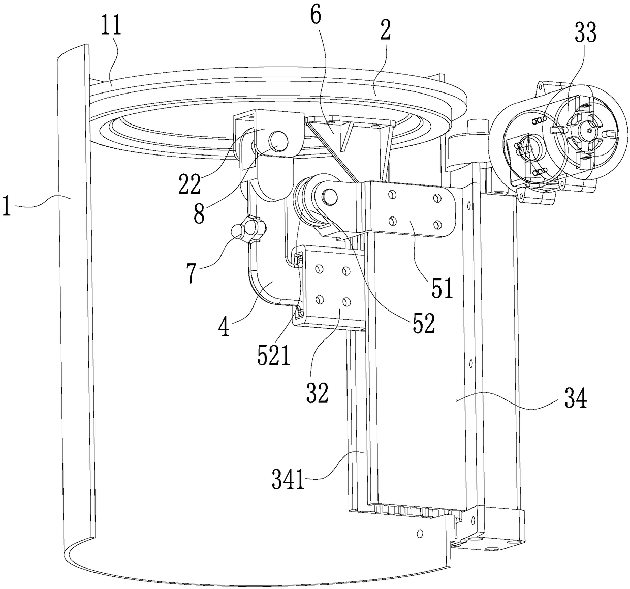 Check valve and central fume purification equipment