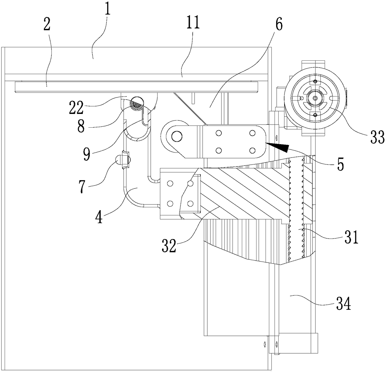 Check valve and central fume purification equipment