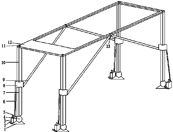 Adjustable and controllable simulated rainfall device