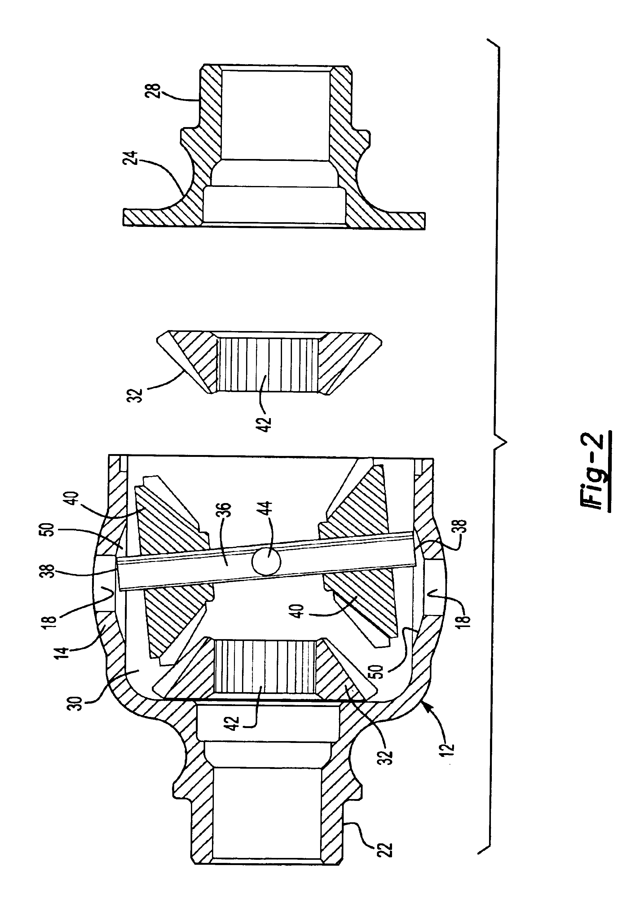 Differential mechanism for a vehicle