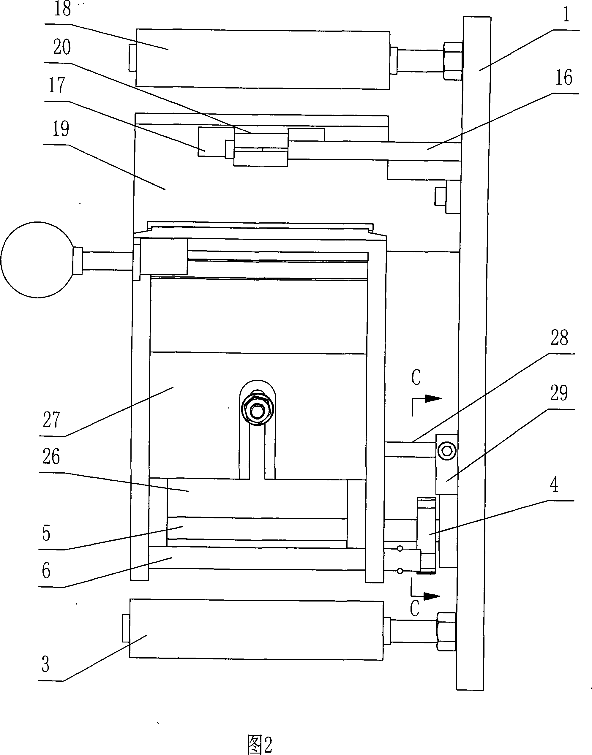 Thin film manual quick bonding device