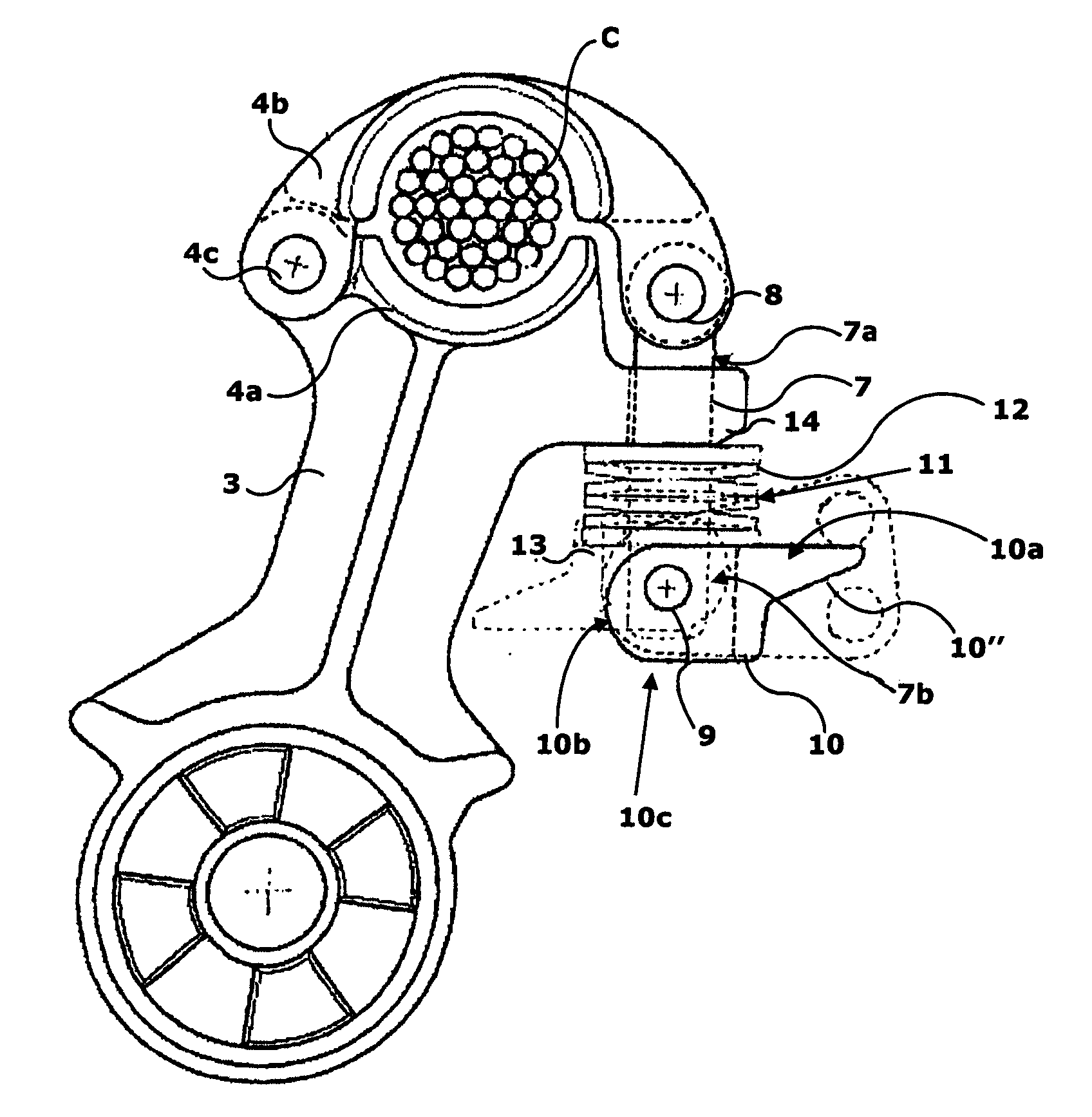 Anchoring Clamp on Bundle Wires for High-Voltage Electric Lines and Dampening Spacer Provided with Such Clamp