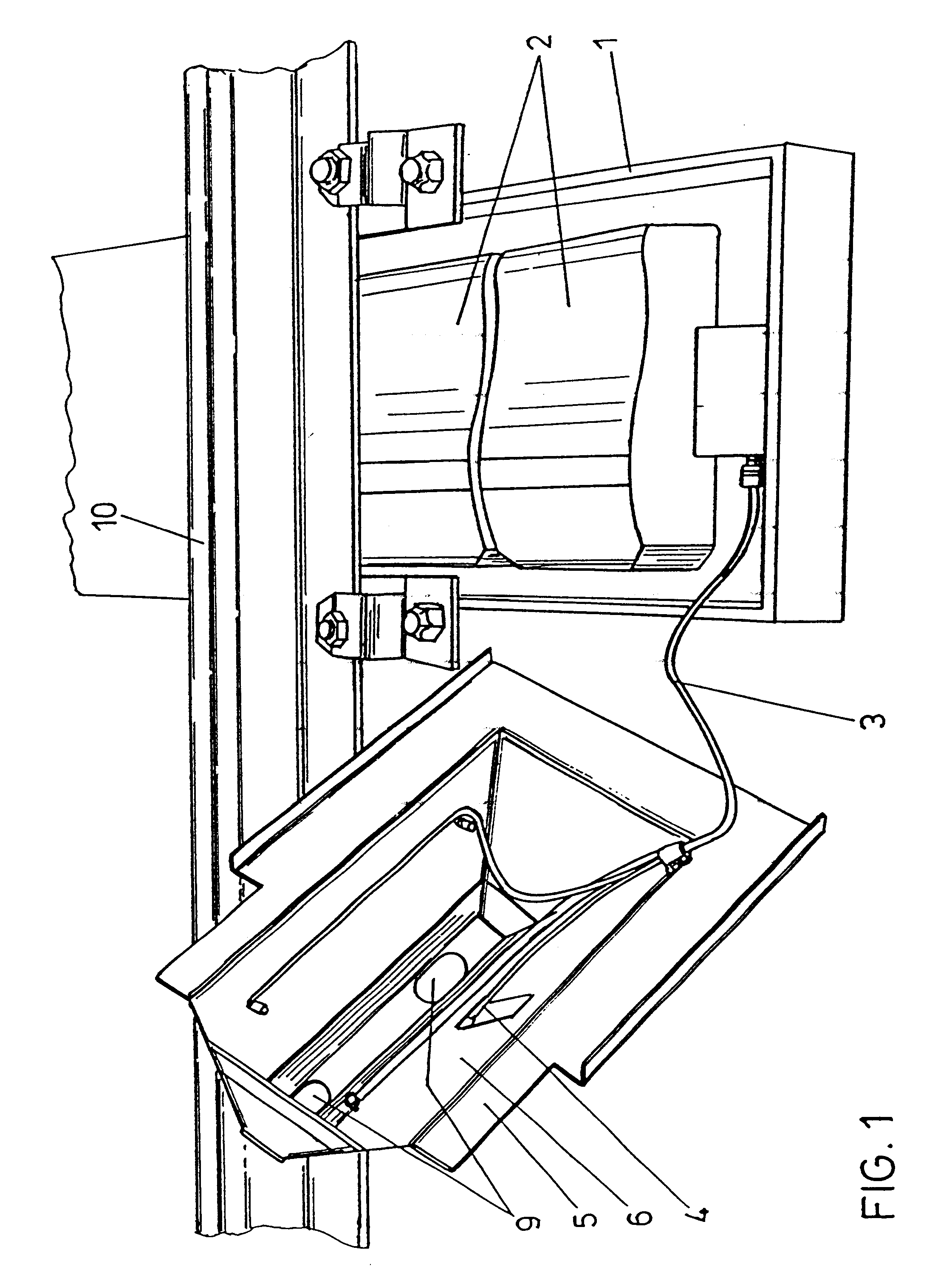 Casing for a hot box or blocked brake detection scanner