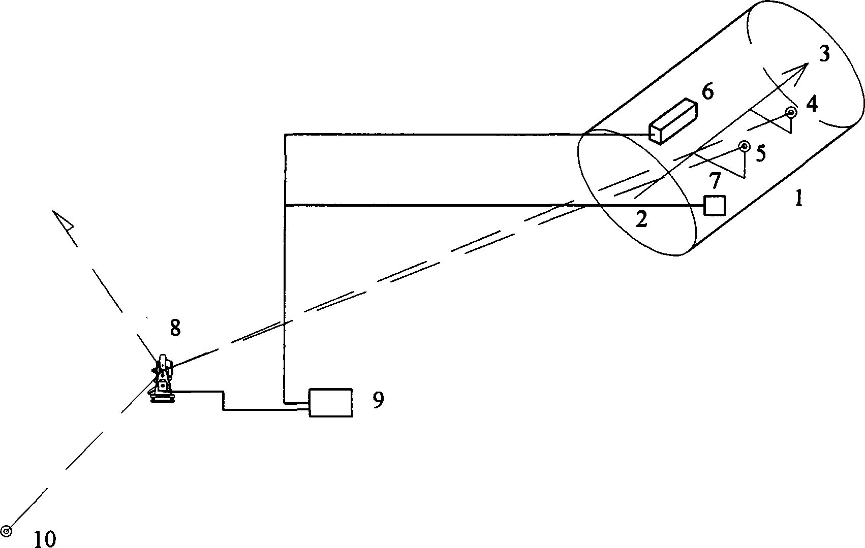 Real-time measurement system for shield excavation attitude