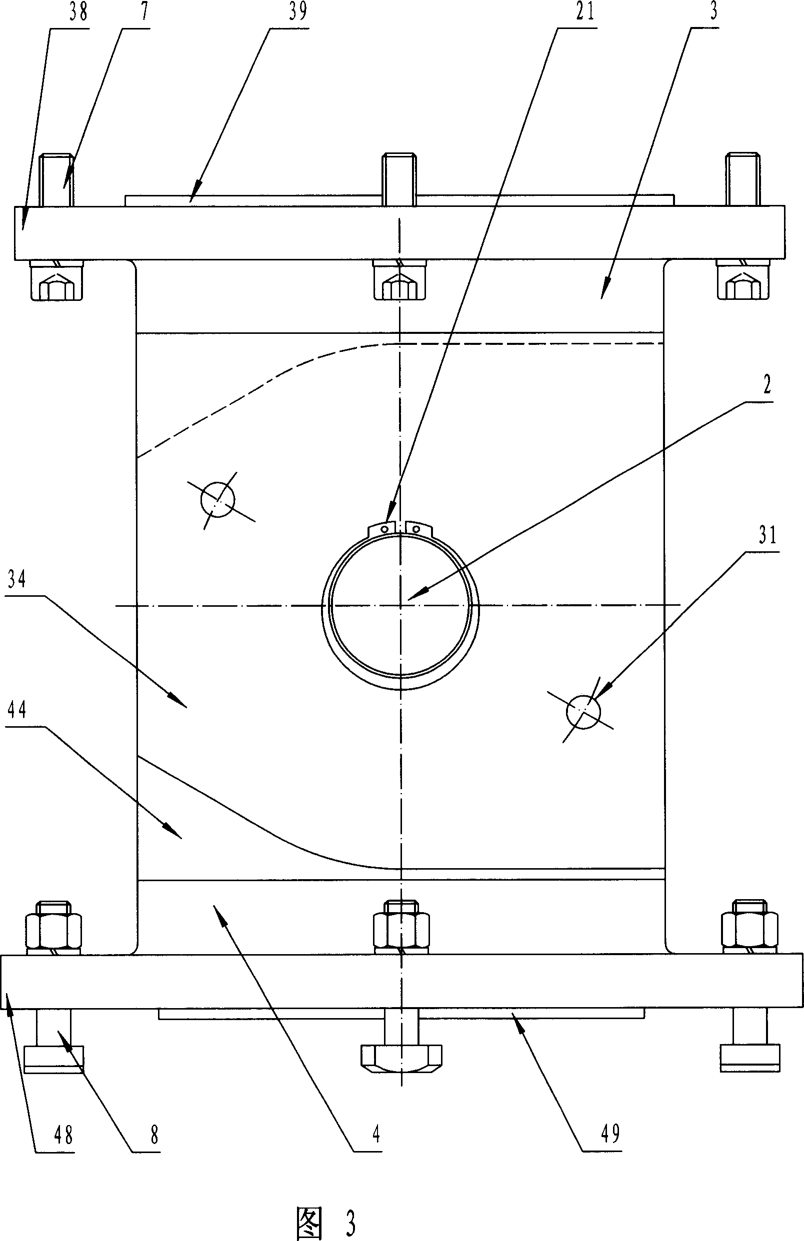 Dip angle type rotary seat