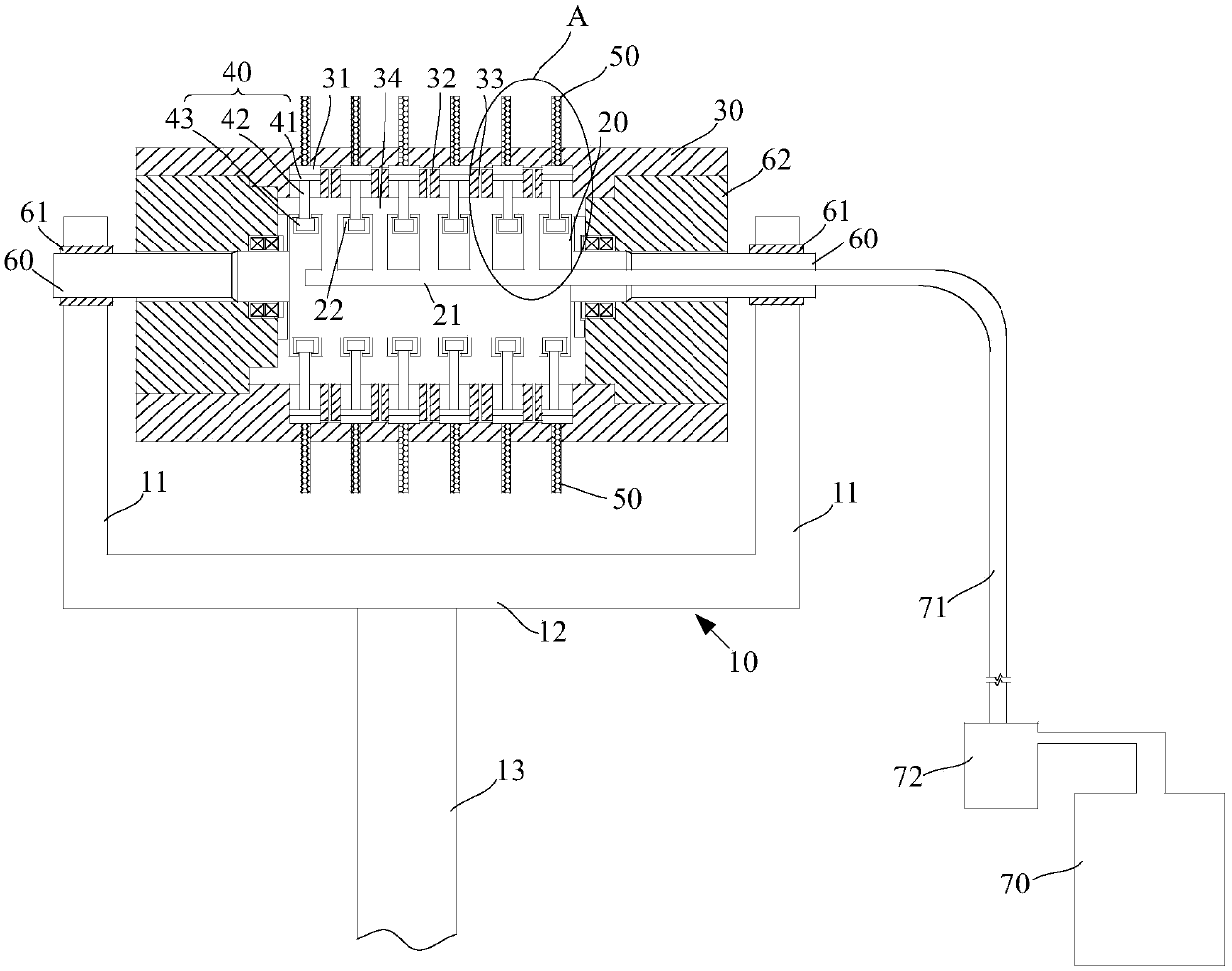 Rolling brush device and method of use thereof