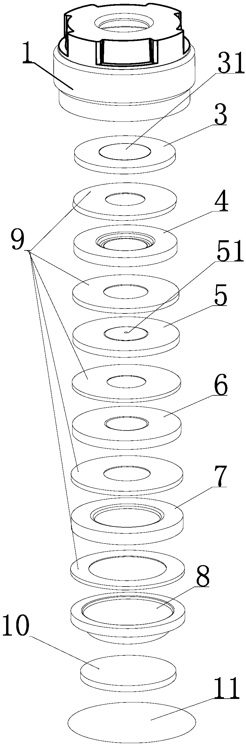 Wide-angle optical lens applied to high-resolution mobile phone and ultra-thin high-image-quality camera