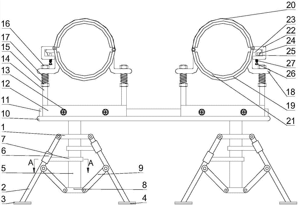 Silt mining area cable joint protector