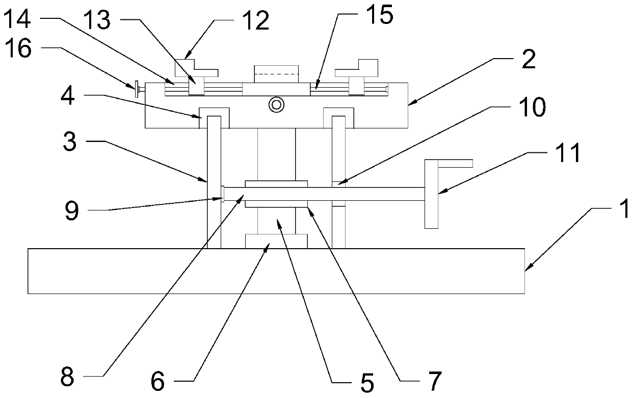 Multi-angle rotary fixing frame for assembling lithium battery