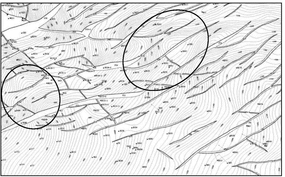 Fault interpretation processing method by slicing along structural trend surface