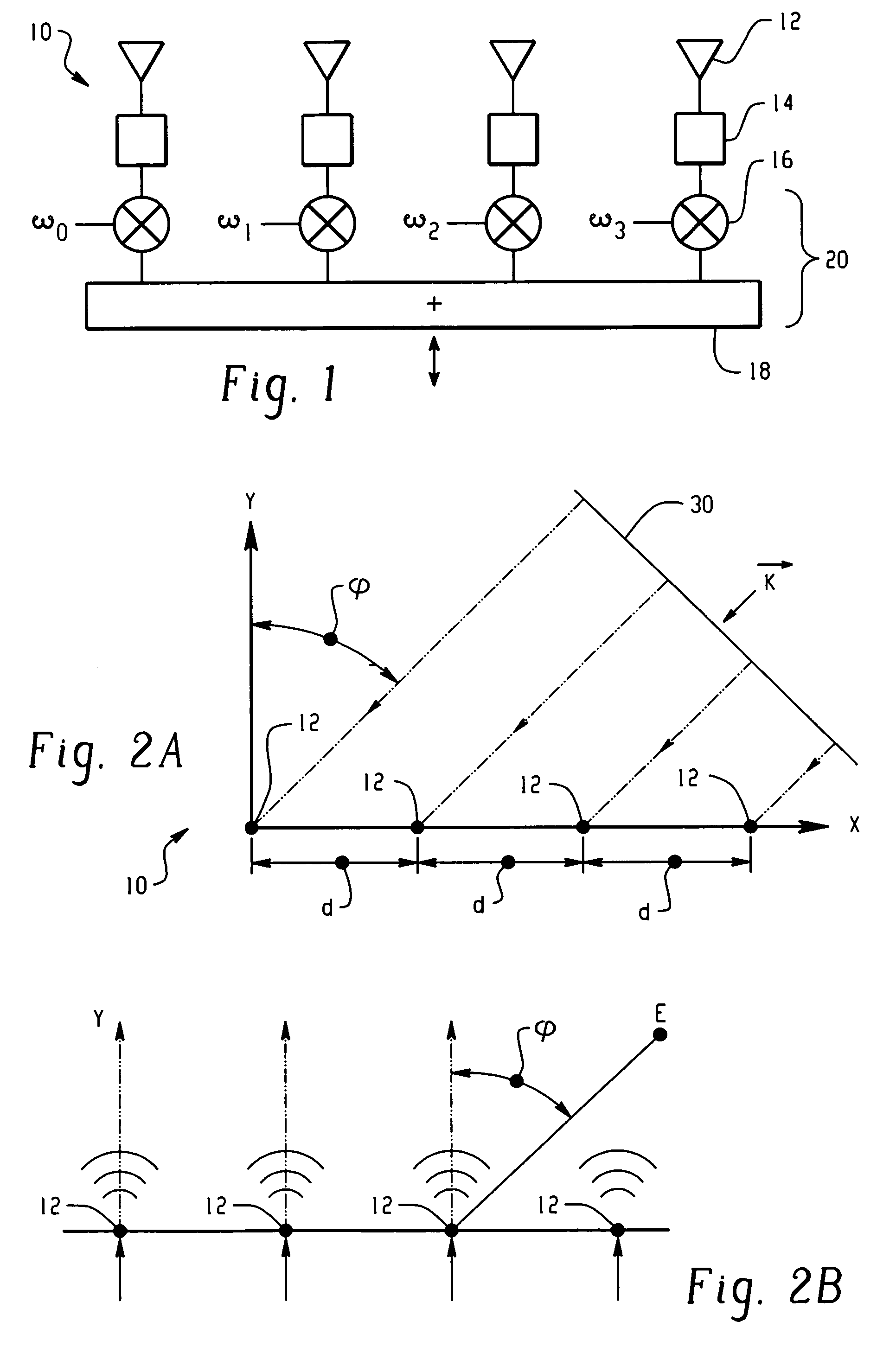 Array beamforming with wide nulls