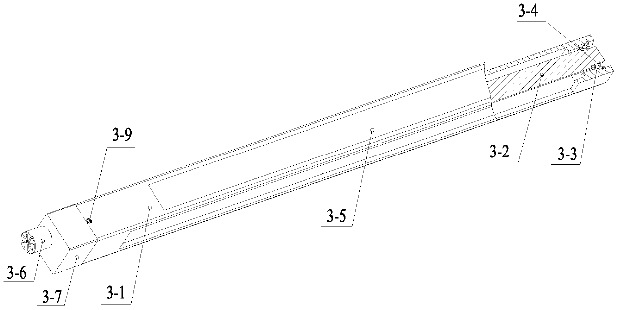 A semi-contact arc surface three-dimensional dimension measuring device and its measuring method