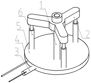 Real-time positioning clamping type universal support mechanical fixture