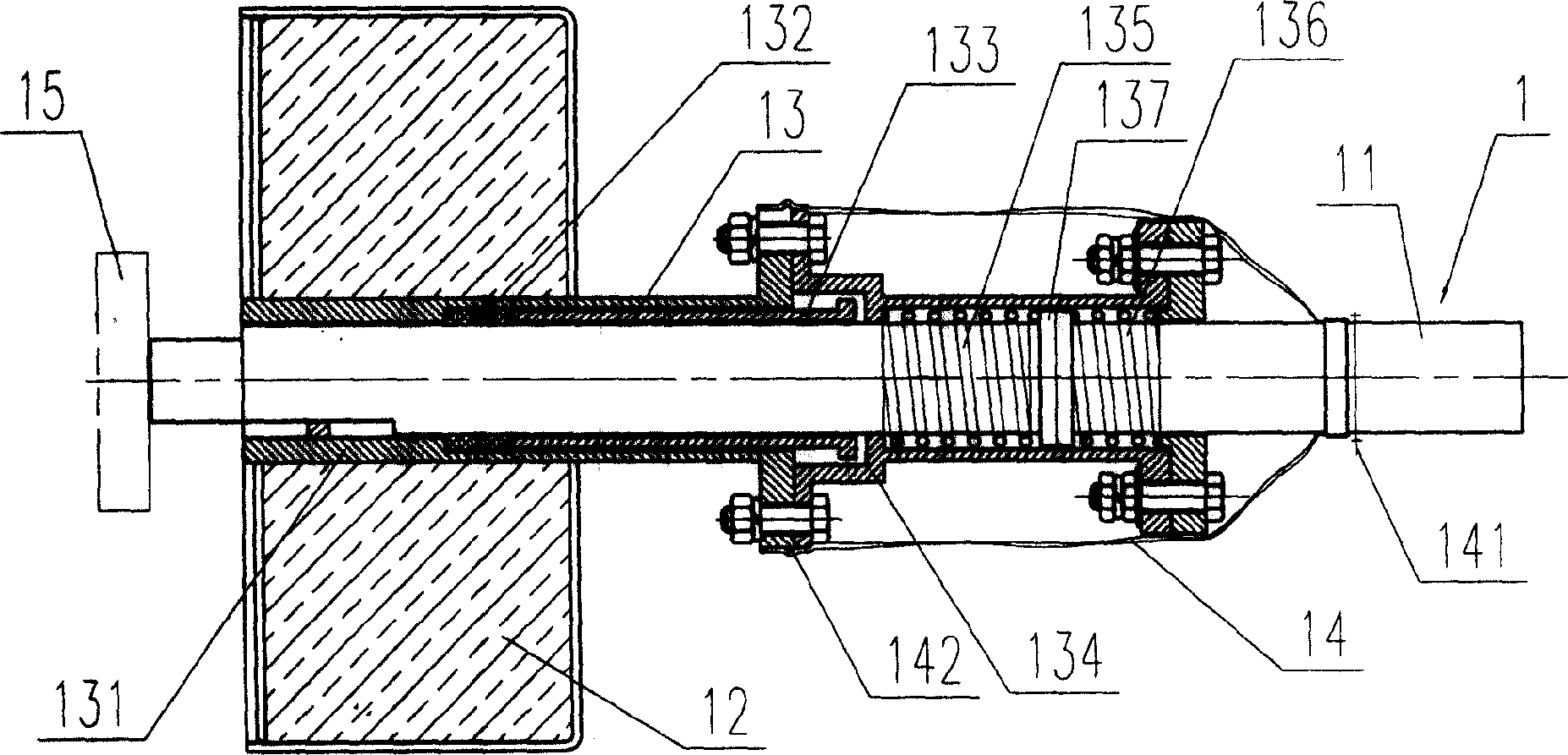 Ash removal equipment for flapping exhaust heat boiler