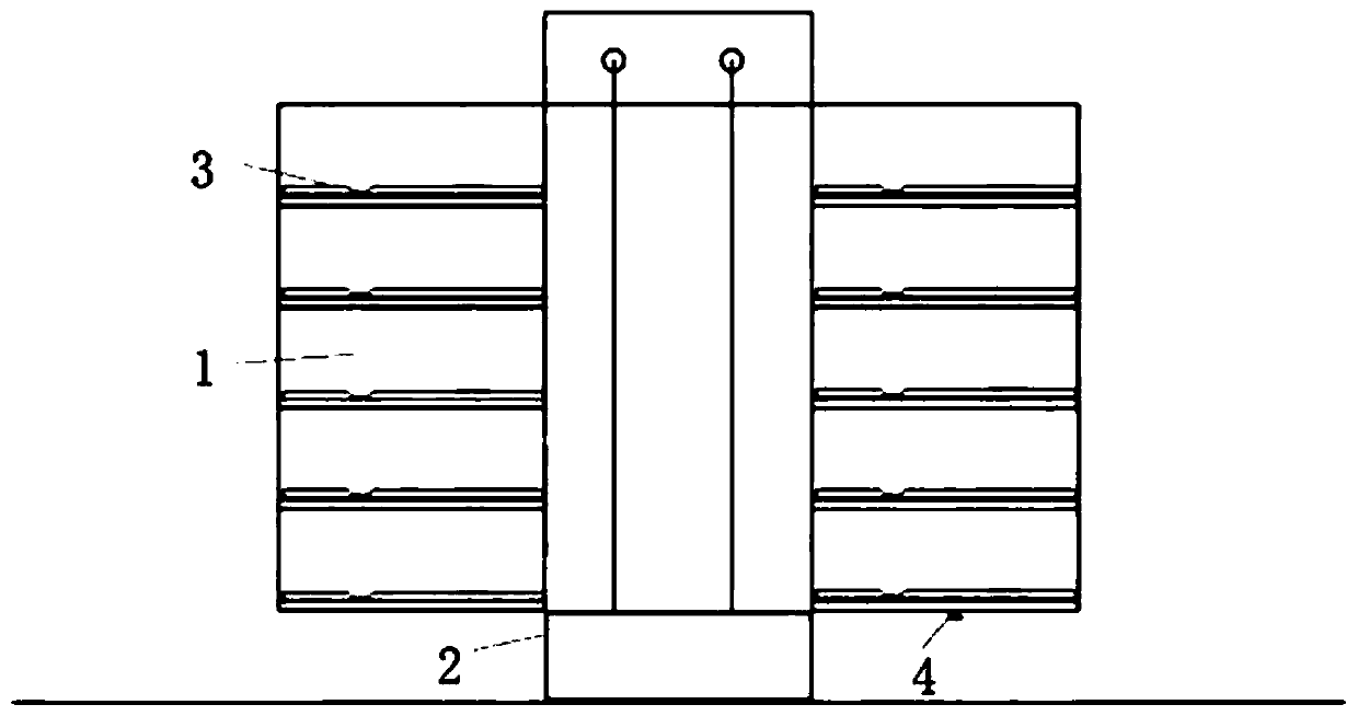 Parking device and method based on elevator additionally installed in old community