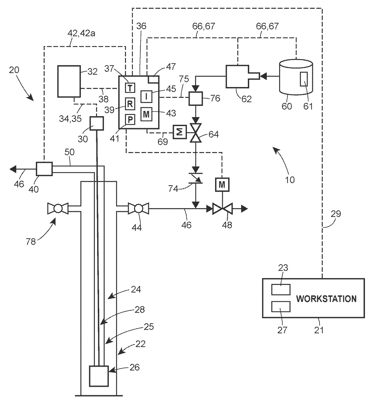 Automated wash method for a progressing cavity pump system