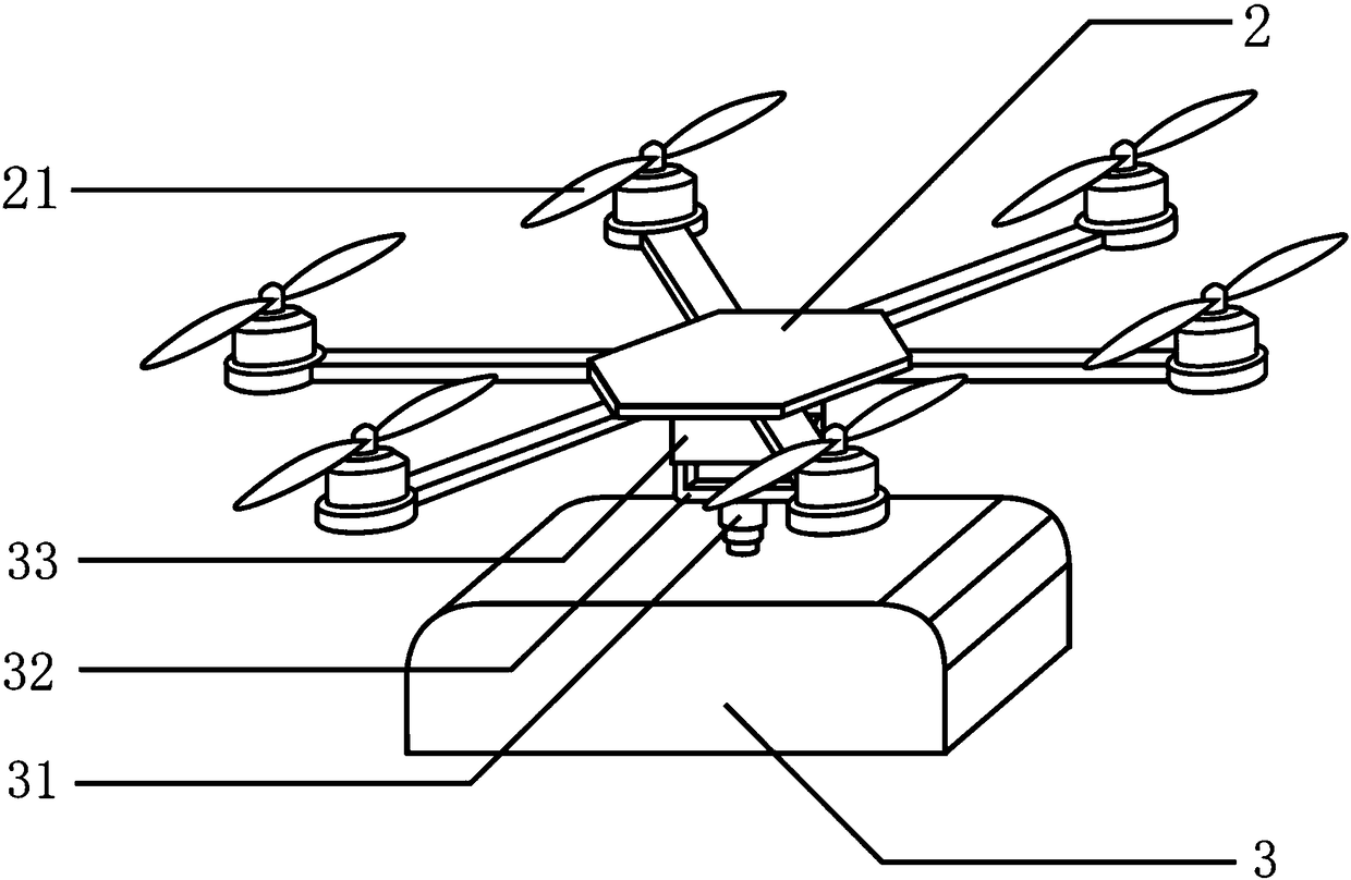 Robot device for cleaning vertical planes of buildings and adsorption method thereof