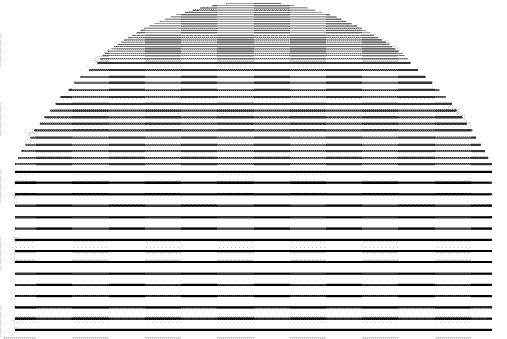 Self-adaption layering method of 3D printing