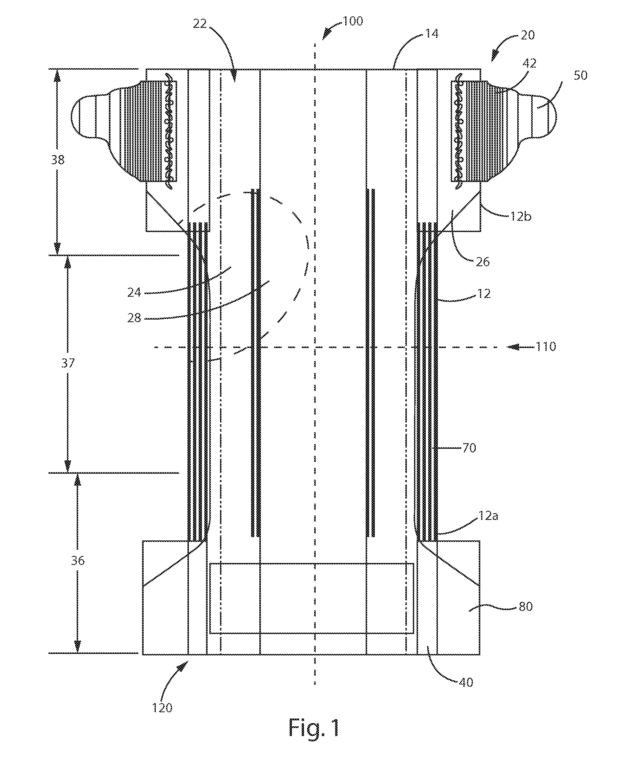 Absorbent Article With Narrow Polymeric Film And Opacity Strengthening Patch