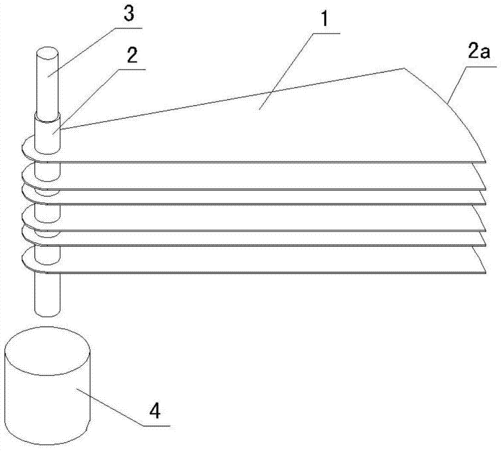 A hard disk dismounting auxiliary device