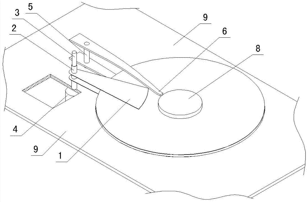 A hard disk dismounting auxiliary device