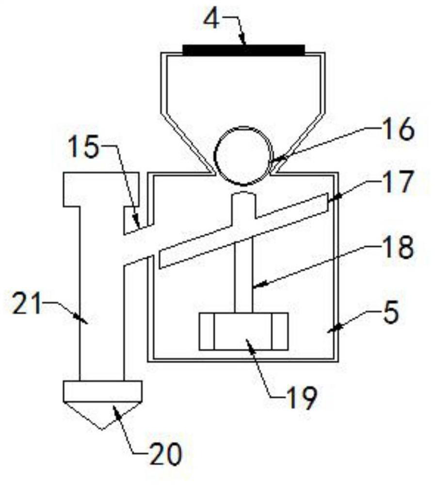 A puffed food processing device