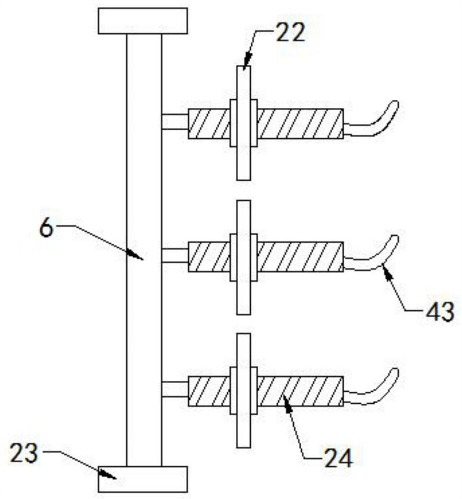 A puffed food processing device